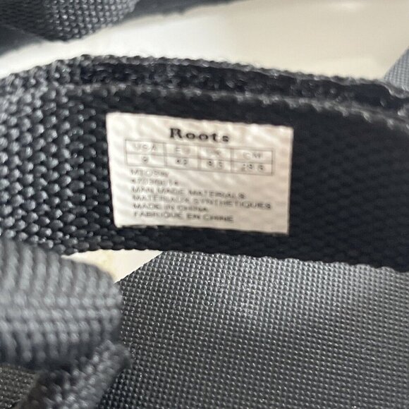 Roots Tofino Sandals Women's US Size 9 Web Black Hook & Loop Sandals New - Picture 4 of 6